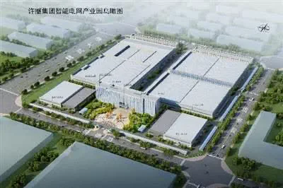 许继电气工业园成功案例照片（原站 www.geegao.com 成功案例页配图）